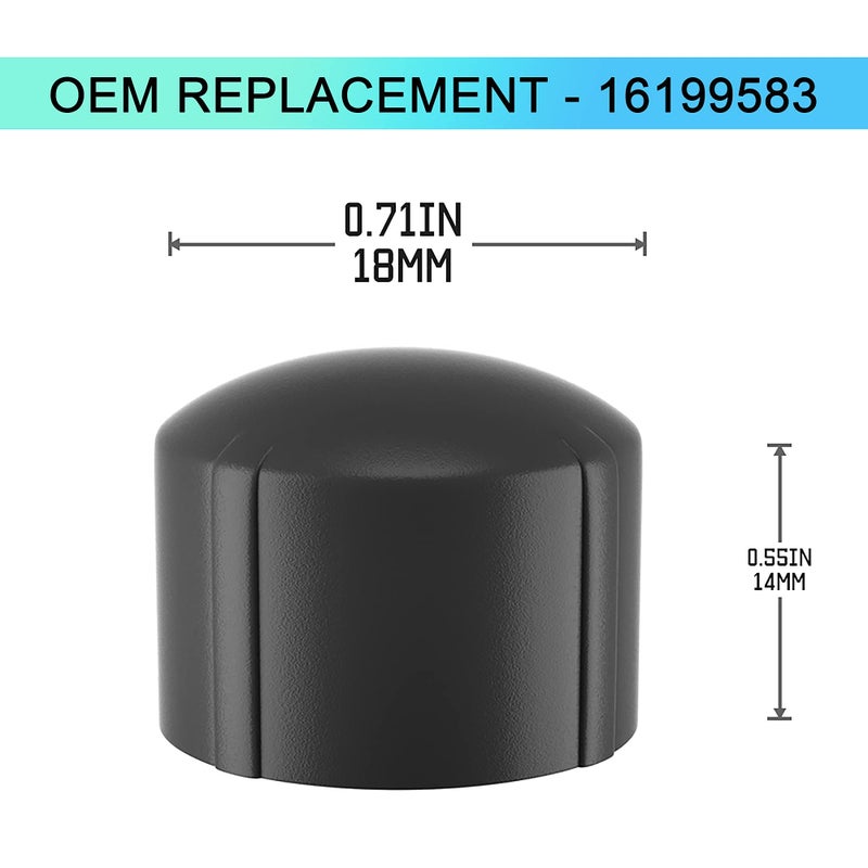 BASIKER Fit for Radio Volume Control Stereo Knobs Select GM Vehicles Replacement GM 16199583 - Image 2